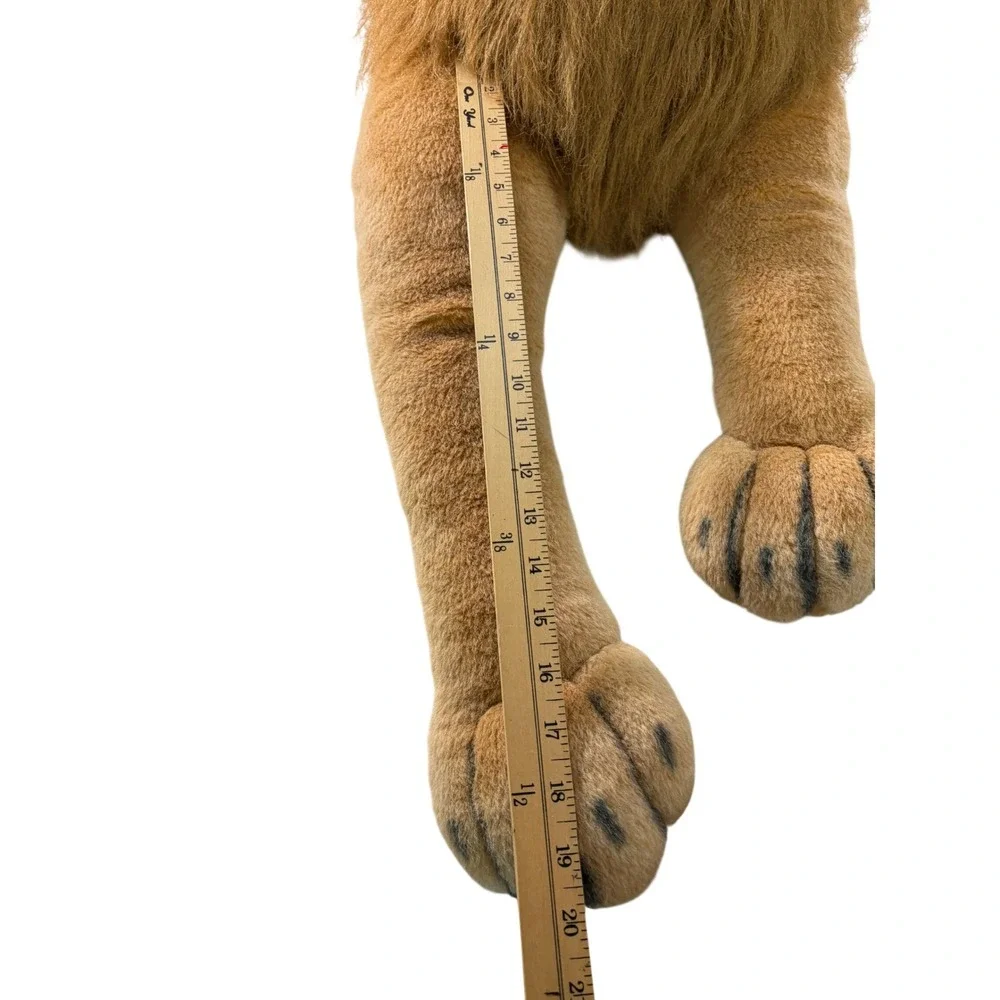 Melissa & Doug GIANT Lion Plush Life Size Stuffed Animal Realistic Big Cat 40" - Picture 15 of 16